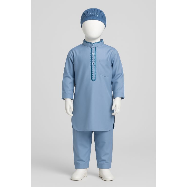 Pakistani Qamis for Children 2 pieces - from 4 to 16 years old Pakistani Qamis for Children 2 pieces - from 4 to 16 years old