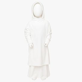 Robe de prière pour fille - 2 pièces : Jupe et abaya - Soundouss