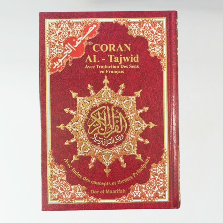 Coran Al Tajwid - Grand Format - Français / Arabe - Edition Al Maarifa
