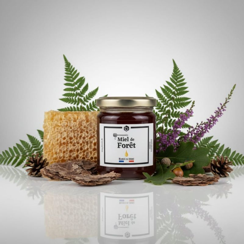 Miel de Forêt 250 g – Naturel et Boisé