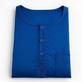 Qamis Homme – Tissu Glacé Coréen – Col Rond – Manches Longues – Soundouss