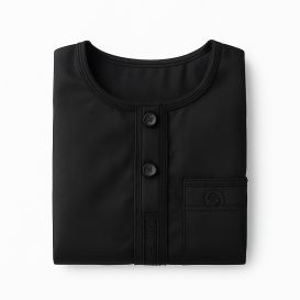 Qamis Enfant– Tissu Glacé Coréen – Col Rond – Manches Longues – Soundouss