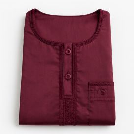 Qamis Enfant– Tissu Glacé Coréen – Col Rond – Manches Longues – Soundouss