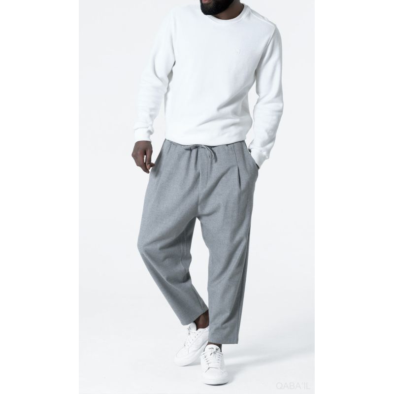 Sarouel Classik Flanel – Homme – Tissu chaud et doux – Qaba'il