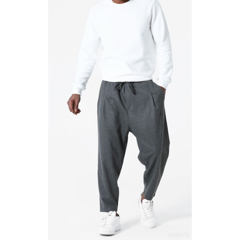 Sarouel Classik Flanel – Homme – Tissu chaud et doux – Qaba'il