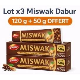 copy ofcopy ofcopy ofMiswak Toothpaste Bundle x3 Dabur – Natural Care, Whitening & Protection