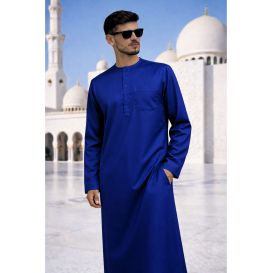 Men’s thobe in cooling ice fabric with long sleeves - Soundouss