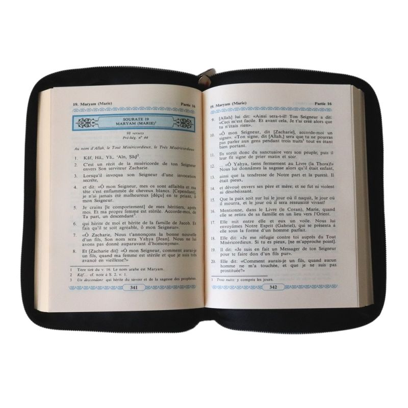 The Noble Quran – French Translation of the Meanings – Zip Cover Edition