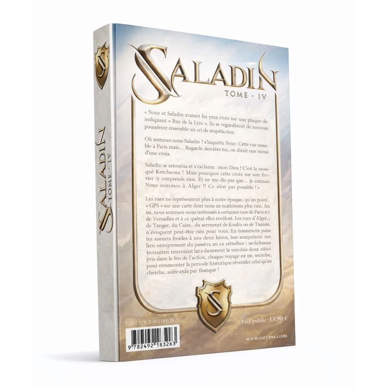 Nour et Saladin, Les labyrinthes du Temps - Tome 4 - Lyess Chacal - Oryms