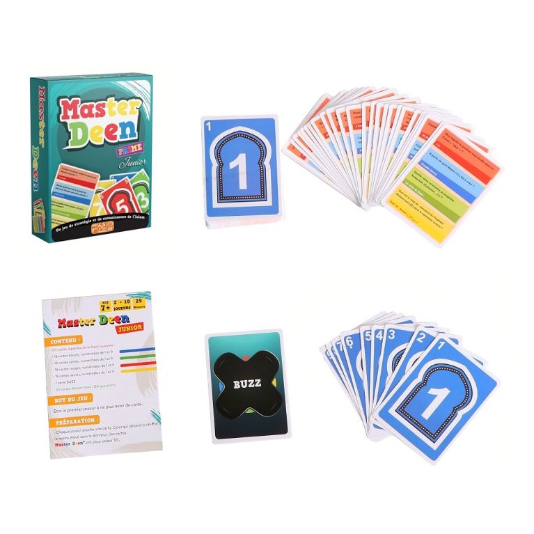 copy ofMaster Deen Prime Junior - Boite Métallique - Jeu de Cartes à Partir de 7 Ans - Osratouna