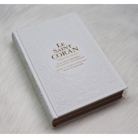 Le Saint Coran Arc en Ciel - Ar / Fr / Ph - Edition De Luxe - Couverture En Daim Blanc