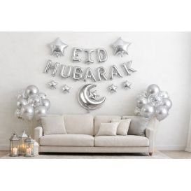 Eid Mubarak Party Decoration Kit with Balloons & Garland