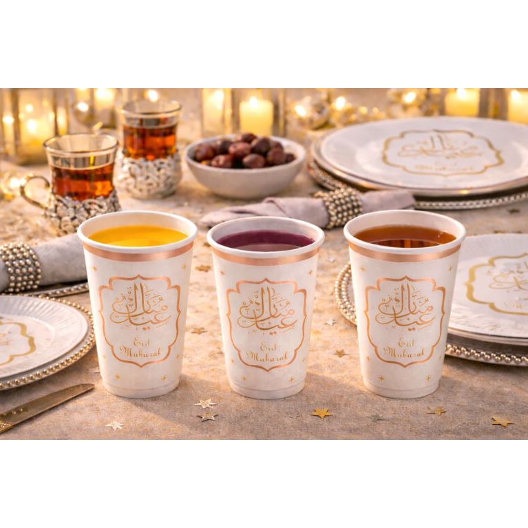 Eid Mubarak Cups – Pack of 10 Party Drinkware