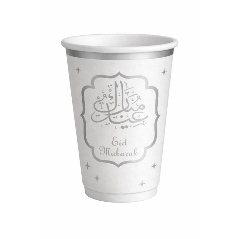 Gobelets Eid Mubarak – Lot de 10 pour Réception