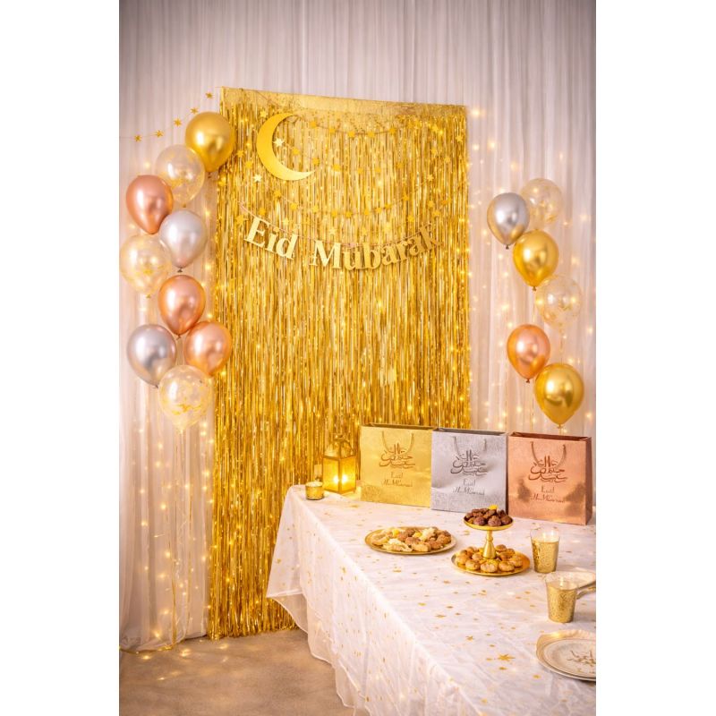 Decorative Fringe Curtain – 1 m × 2 m