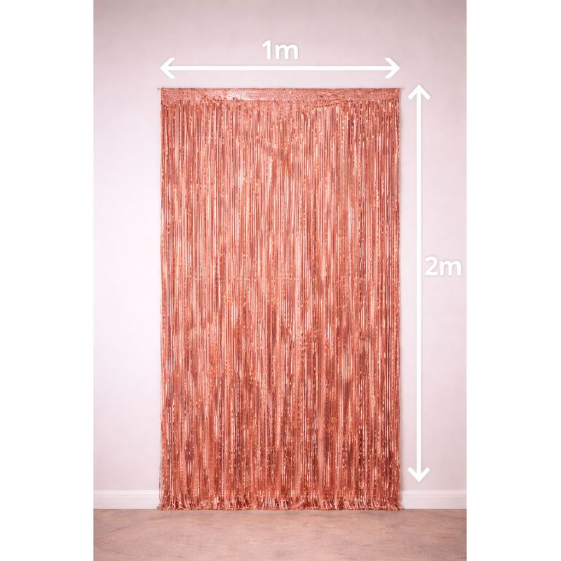 Decorative Fringe Curtain – 1 m × 2 m