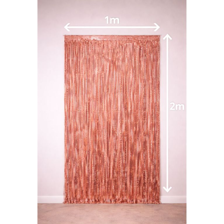 Rideau à Franges Décoratif – 1 m × 2 m