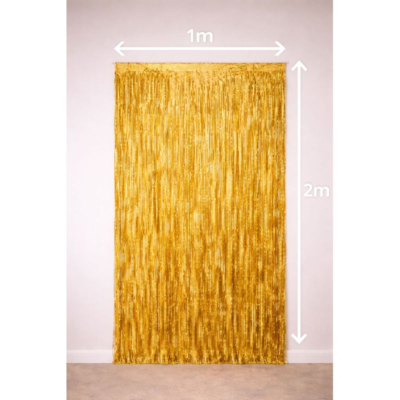 Rideau à Franges Décoratif – 1 m × 2 m