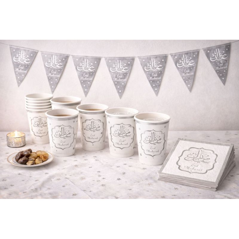 Pack Décoration Eid Mubarak – 3 Articles Essentiels