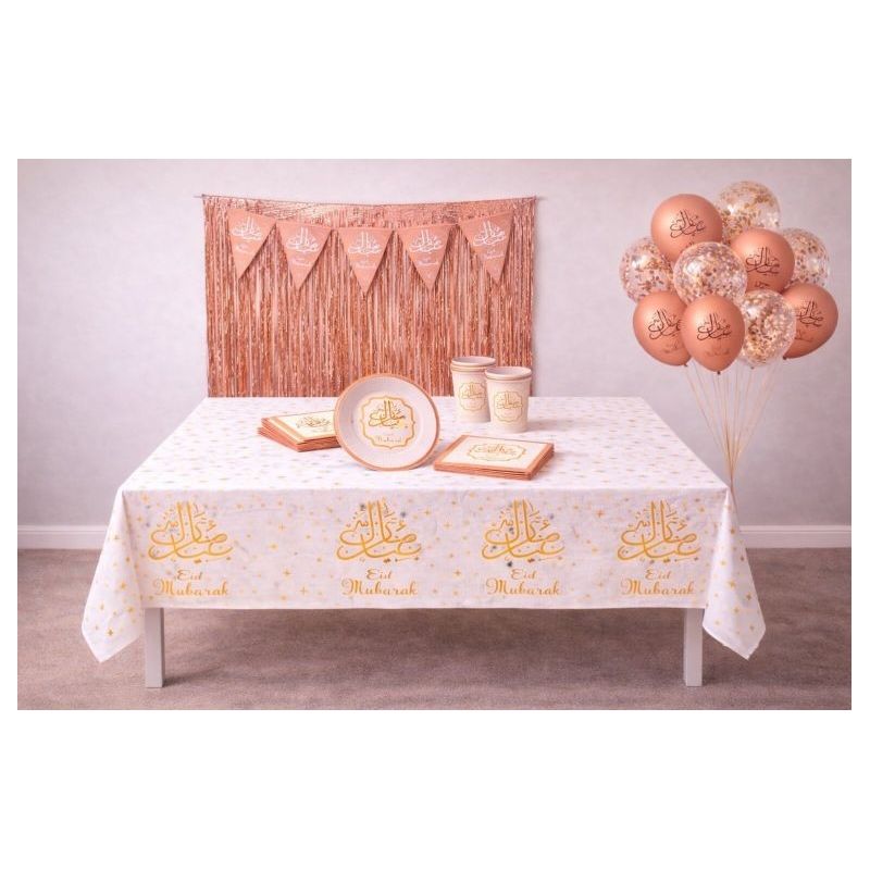 copy ofEid Mubarak Silver Decoration Pack – Table, Wall & Photo Corner