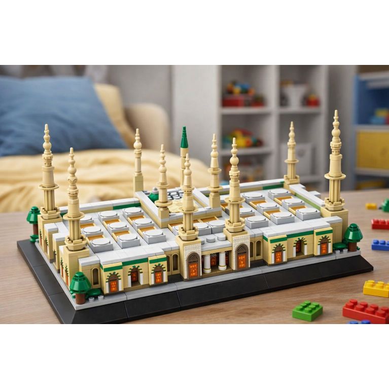 Maquette Mosquée du Prophète à Médine – 594 pièces type LEGO®