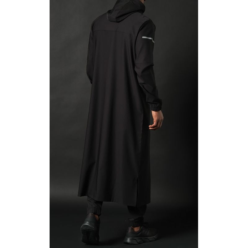 Qamisweat Drift Qaba’il – Qamis streetwear technique à capuche homme