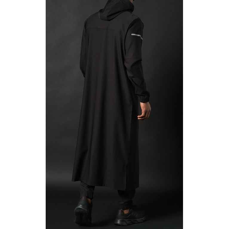 Qamisweat Drift Qaba’il – Qamis streetwear technique à capuche homme