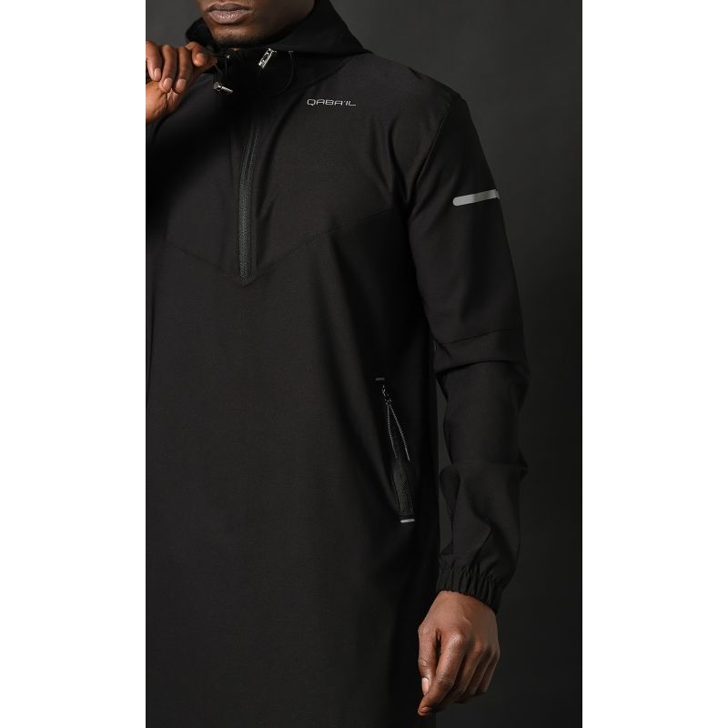 Qamisweat Drift Qaba’il – Technical Hooded Streetwear Thobe