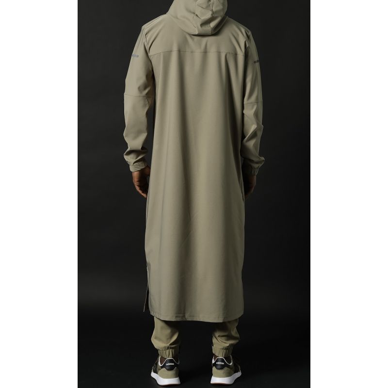 Qamisweat Drift Qaba’il – Technical Hooded Streetwear Thobe