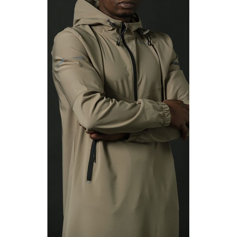 Qamisweat Drift Qaba’il – Qamis streetwear technique à capuche homme