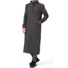 Qamisweat Drift Qaba’il – Qamis streetwear technique à capuche homme