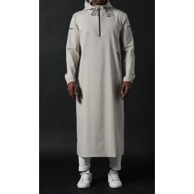 Qamisweat Drift Qaba’il – Qamis streetwear technique à capuche homme