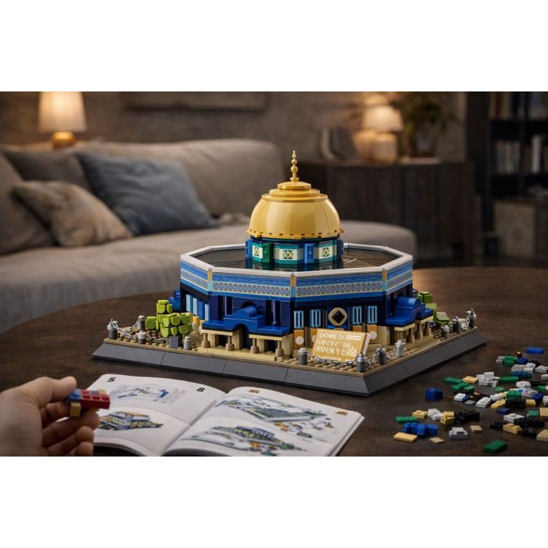 Dôme du Rocher – Maquette Al-Quds 983 pièces type LEGO®