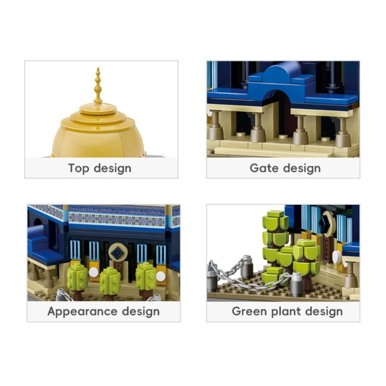 Dôme du Rocher – Maquette Al-Quds 983 pièces type LEGO®