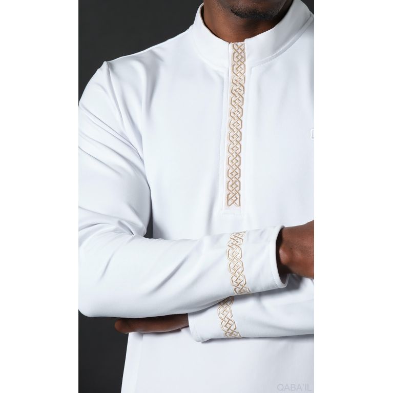 Prestige II long thobe for men by Qaba'il