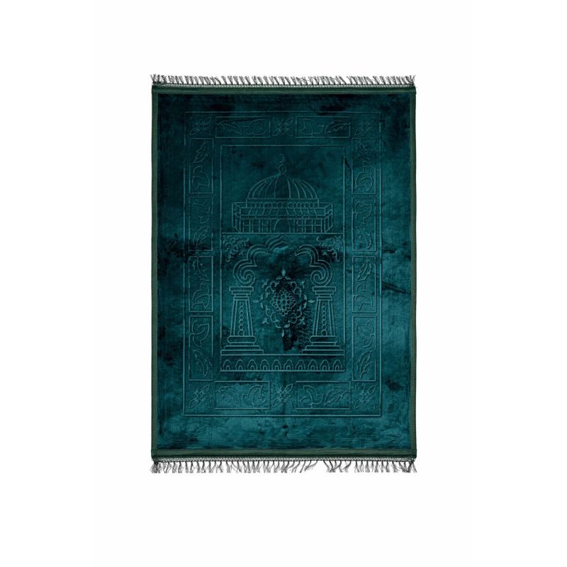 Tapis de prière molletonné Soundouss 80 x 120 cm – Toutes les couleurs