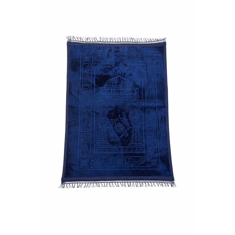 Tapis de prière molletonné Soundouss 80 x 120 cm – Toutes les couleurs