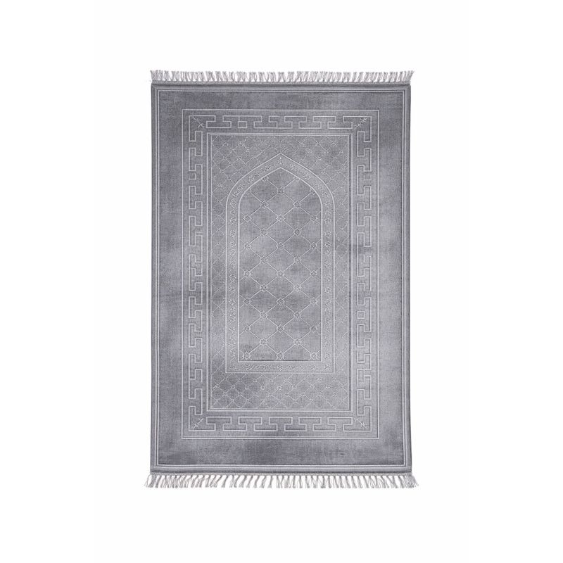 Tapis de prière molletonné Soundouss 80 x 120 cm – Toutes les couleurs
