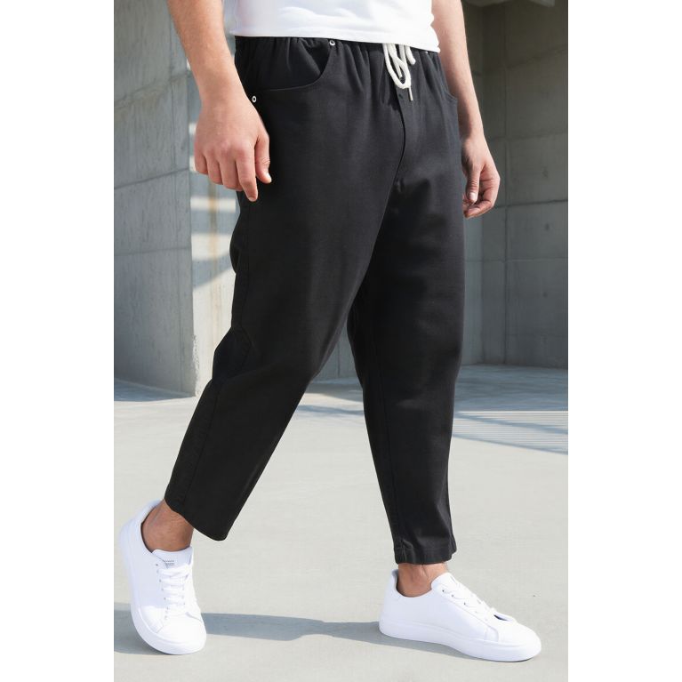 Sarouel Jean Stretch Homme en Coton - Coupe Droite - Qaba'il : Drop