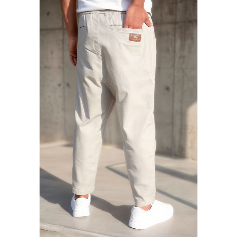 Sarouel Jean Stretch Homme en Coton - Coupe Droite - Qaba'il : Drop