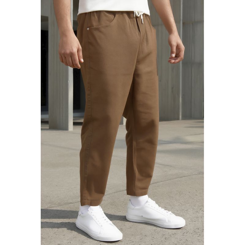 Sarouel Jean Stretch Homme en Coton - Coupe Droite - Qaba'il : Drop