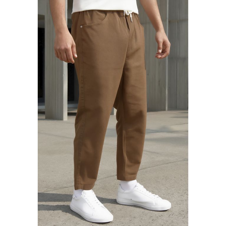 Sarouel Jean Stretch Homme en Coton - Coupe Droite - Qaba'il : Drop