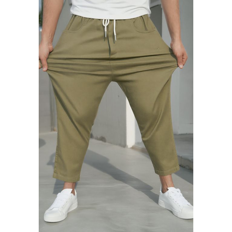 Sarouel Jean Stretch Homme en Coton - Coupe Droite - Qaba'il : Drop