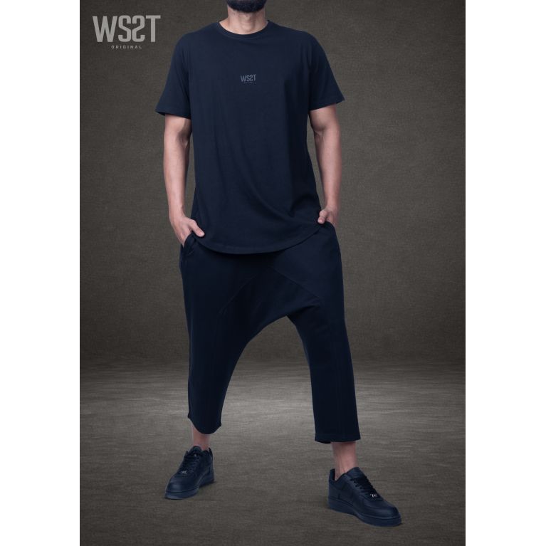 Ensemble saroual homme Combo Wassat t-shirt oversize et pantacourt - marques de vêtement pour musulman