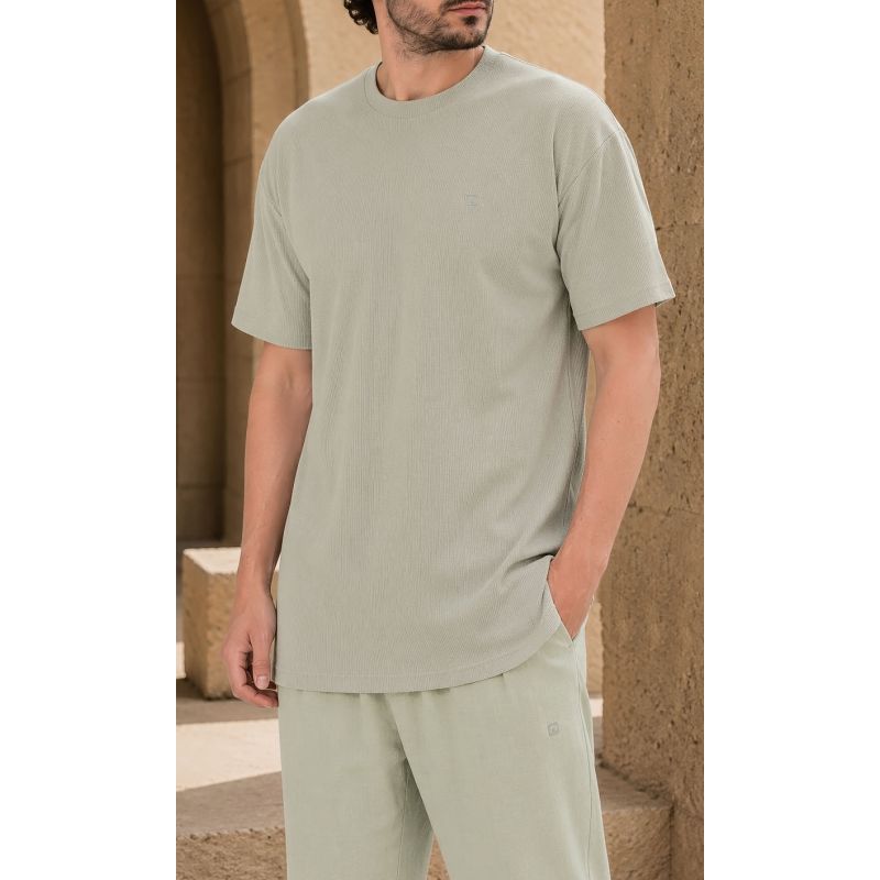 T-Shirt Oversized Waffle Qaba'il