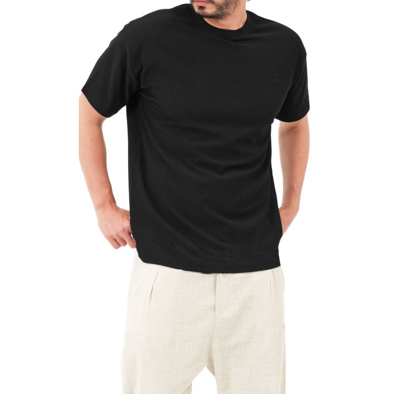 Qaba'il oversized waffle T-shirt