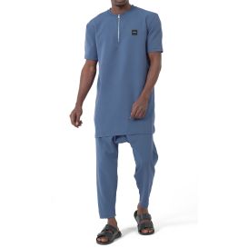 Ensemble Qaba'il Silent Tunique Zippée et Sarouel Droit