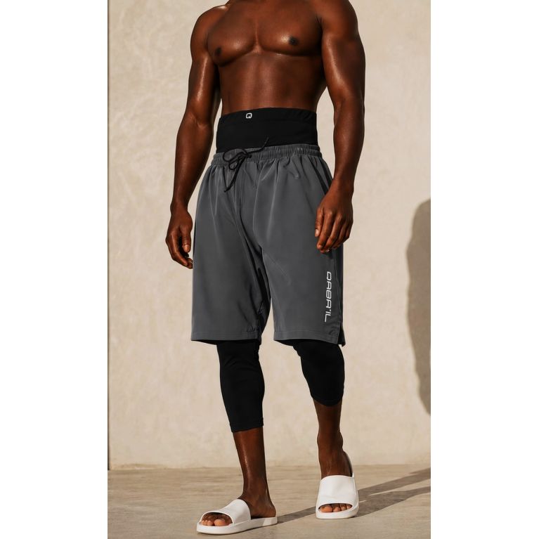 Men’s Awra Swim Shorts Qaba’il S26 – Modest Swimshort