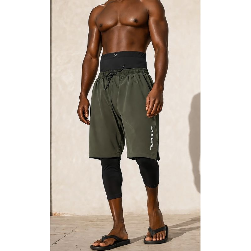 Men’s Awra Swim Shorts Qaba’il S26 – Modest Swimshort