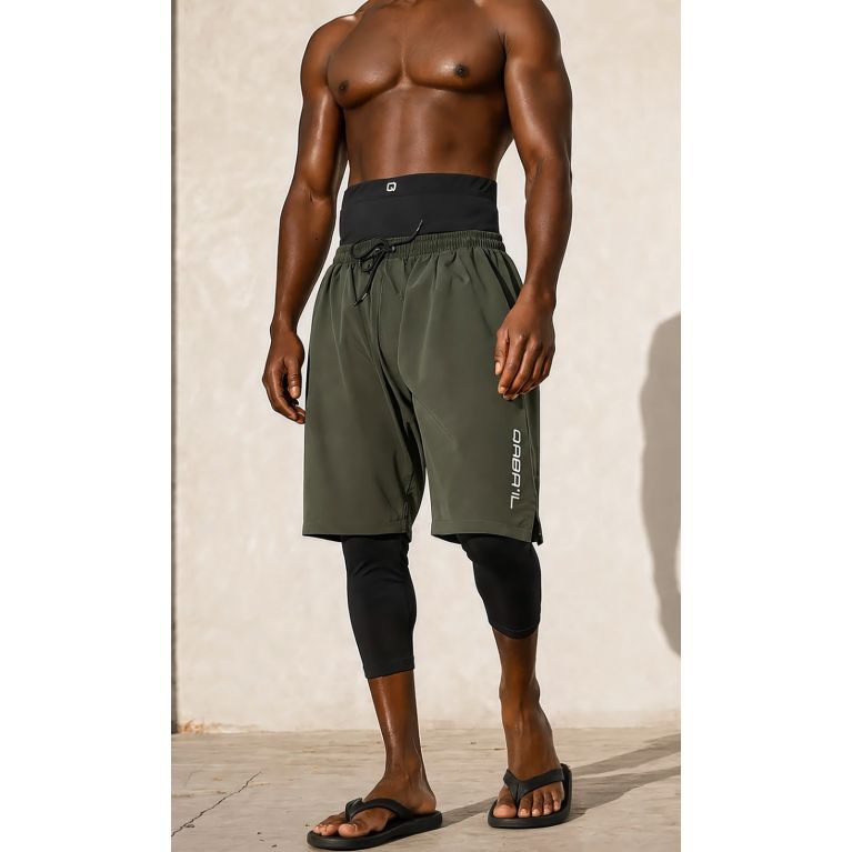 Short de Bain Awra Homme Qaba’il S26 – Swimshort avec Legging